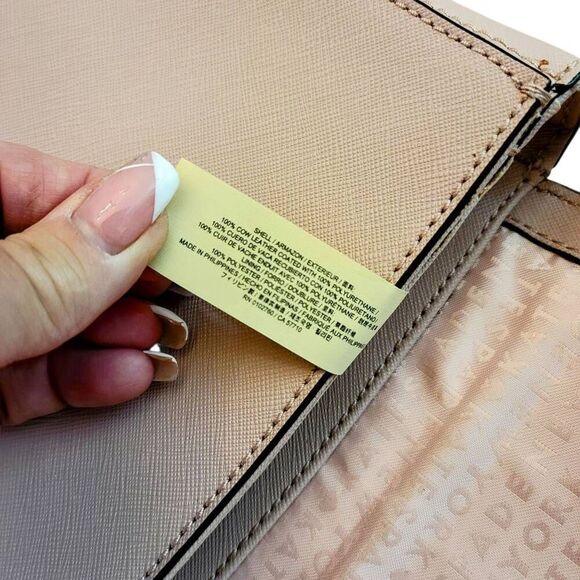 Kate Spade Lightest Blush Pink Rhinestone Bow Flap Crossbody Shoulder Bag - Picture 16 of 16